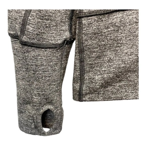 Lululemon Stride Jacket Size 2 Gray Purple Hood Zipper - Picture 6 of 9